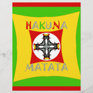 Hakuna Matata Fun Rasta Couleurs : Vibrant et sans