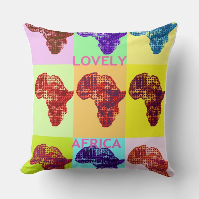 Hakuna Matata Joli Coussin Afrique (Recto)