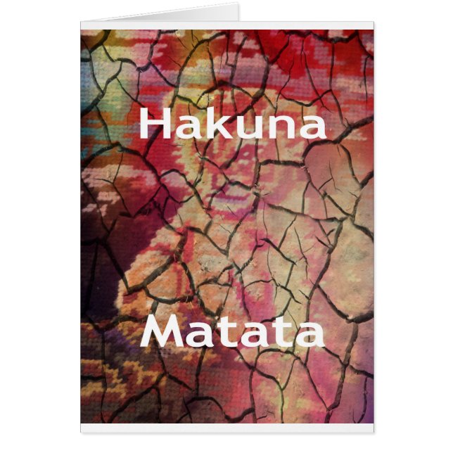 Hakuna Matata Lion Cub Design (Devant)