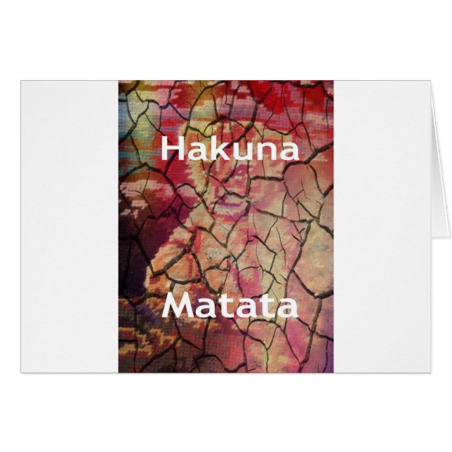 Hakuna Matata Lion Cub Design (Devant horizontal)