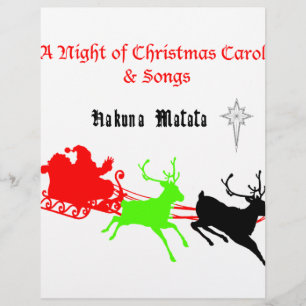 Hakuna Matata Père Noël cadeaux avec chant de caro