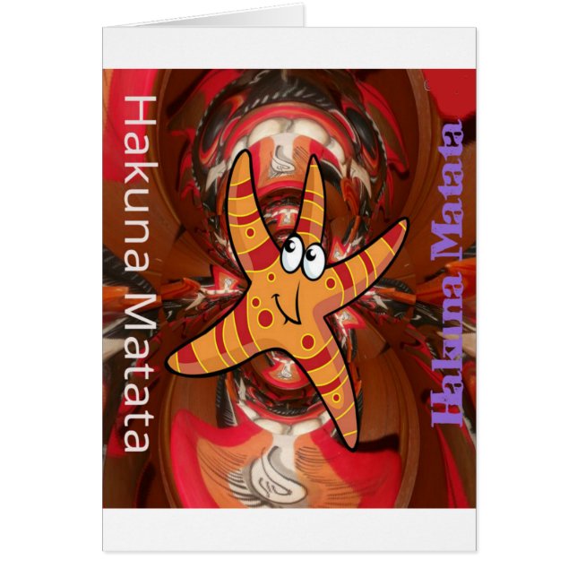 Hakuna Matata Starfish Design (Devant)