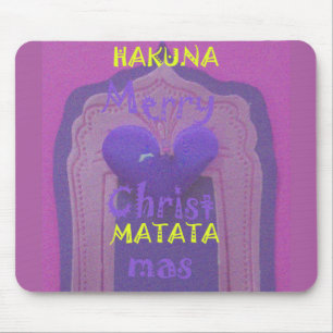 Hakuna Matata Tapis de souris joyeux Modèle Horizo
