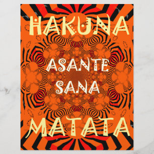 Hakuna Matata Uniquement Dernier Patter