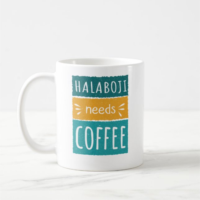 Halaboji a besoin de café Mug (Gauche)