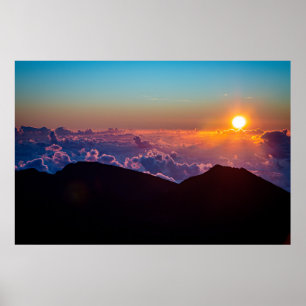 Haleakala Sunrise Poster photo sur Maui