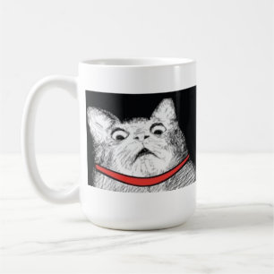 Halètement étonné Meme - tasse de chat