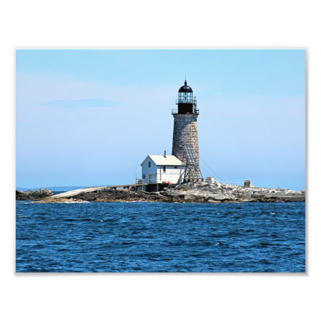 Halfway Rock Lighthouse, Maine Imprimer Photo (Devant)