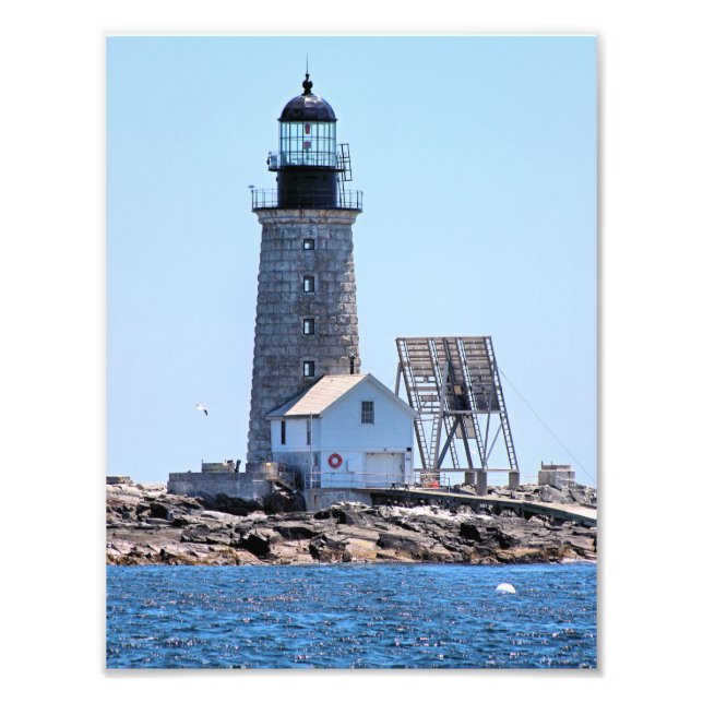 Halfway Rock Lighthouse, Maine Imprimer Photo (Devant)