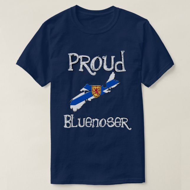 Halifax Nouvelle-Écosse T-shirt Proud Bluenoser (Design devant)