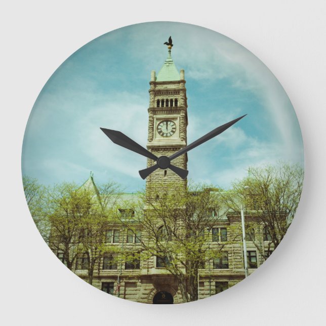 HALL DE LA VILLE MASSACHUSETTS LOWELL HORLOGE (Recto)