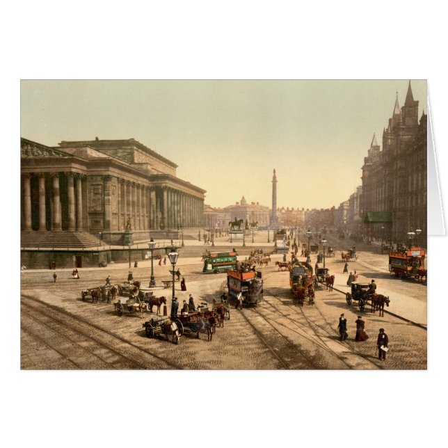 Hall de St George, Liverpool, Merseyside, (Devant horizontal)