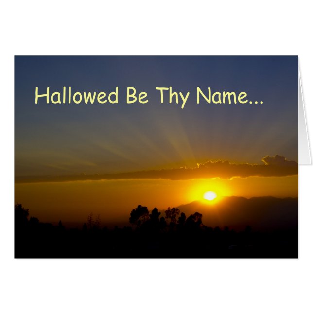 Hallow Be Thame Name (Devant horizontal)