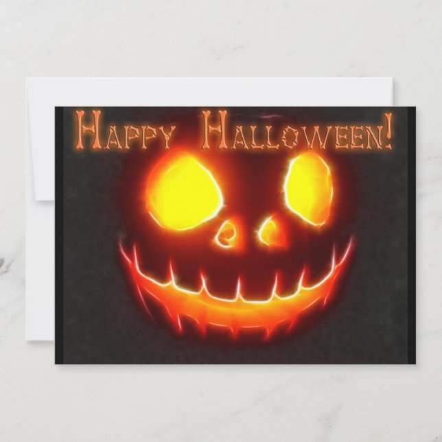 Halloween 4 avec invitation texte (Devant)