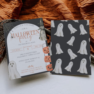 Halloween 90's Aesthétique Party Invitation