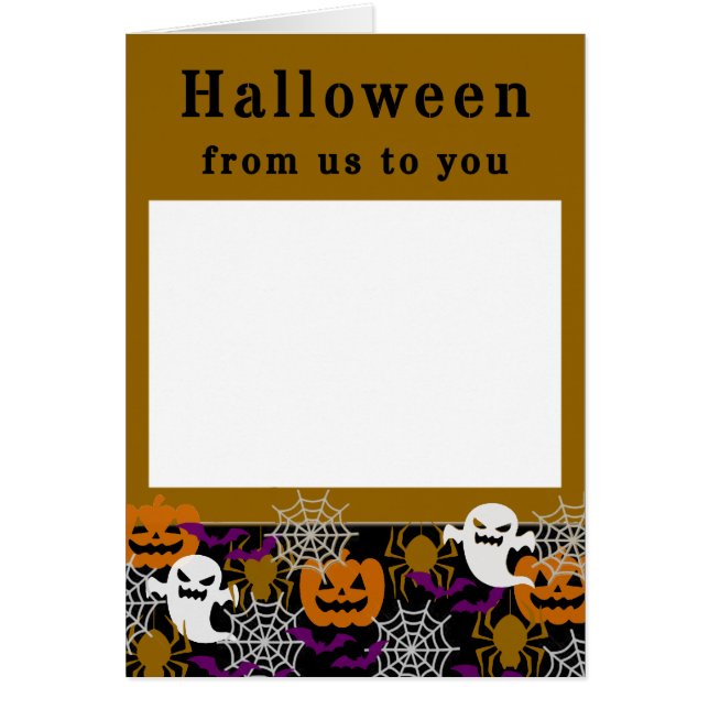 Halloween Ajouter votre propre photo de famille (Devant)