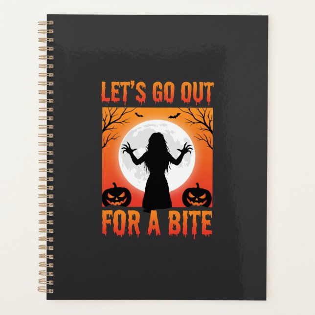 Halloween Allons Sortir Pour Une Morsure Horreur (Devant)