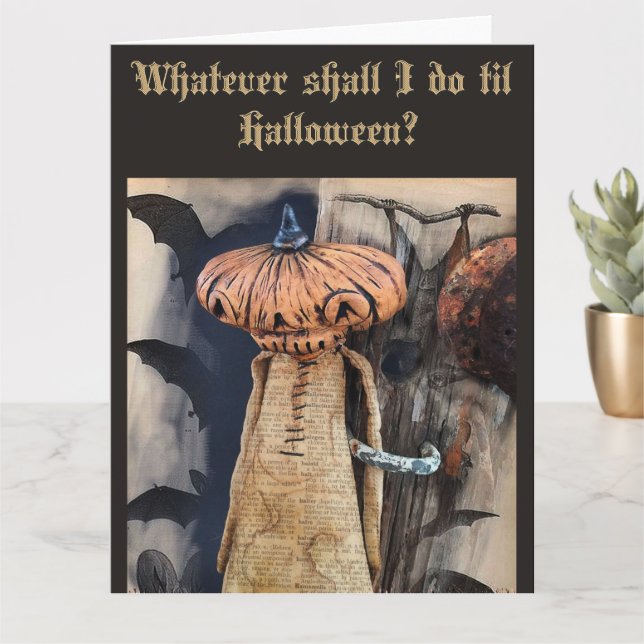 Halloween Anniversaire Fête Fournitures Carte cade (Petite plante)