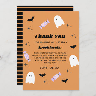 Halloween Anniversaire Spooktacular Carte de remer