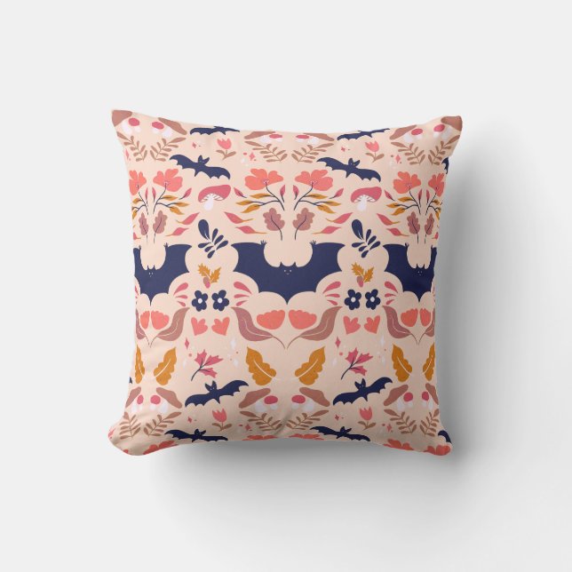 Halloween & Automne Vibes Oreiller (Recto)