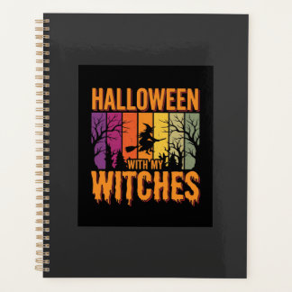 Halloween Avec Mes Sorcières Rétro Coucher De Sole