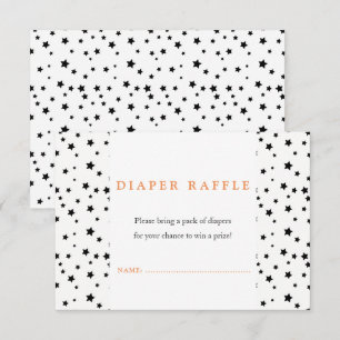 Halloween Baby shower couche noire Invitation