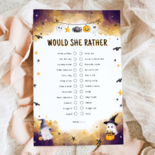 Halloween Baby shower Jeu Elle Plutôt Jeu