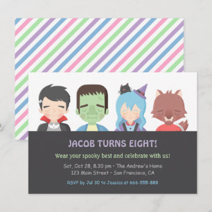 Halloween badine des invitations de fête