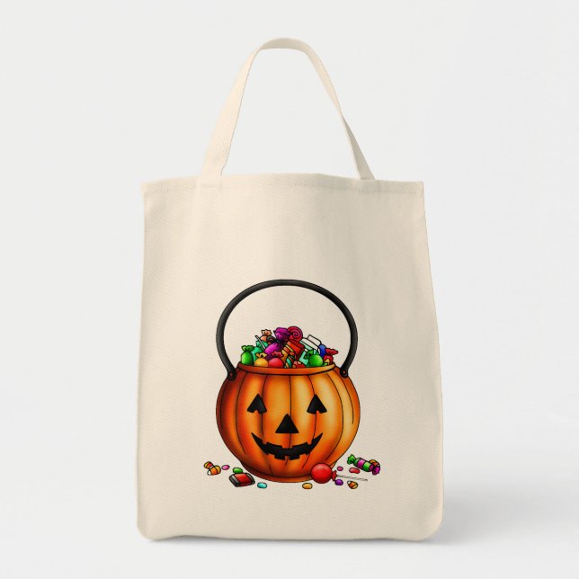 Halloween Bande ou Sac fourre-tout de traitement (Devant)