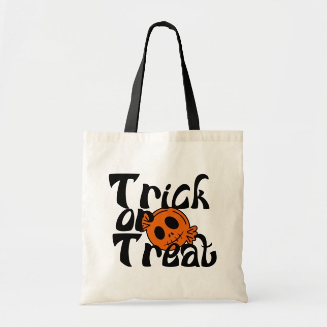 Halloween Bande ou Sac fourre-tout de traitement (Devant)