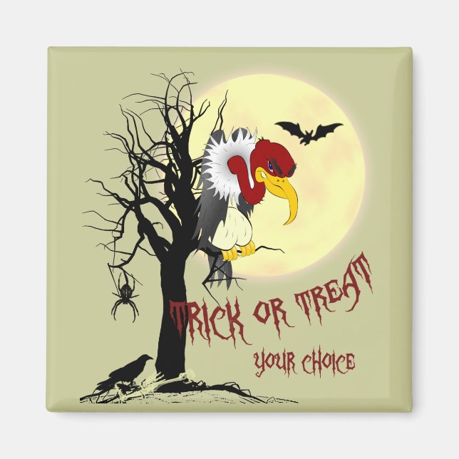 Halloween Basse-tasse ou Aimant de traitement (Devant)