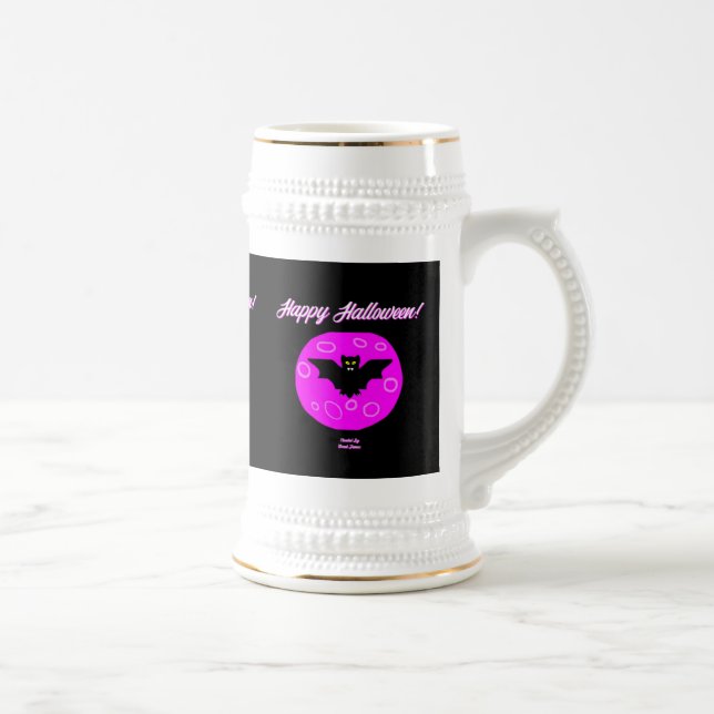 Halloween Bat Stein Mug (Droite)