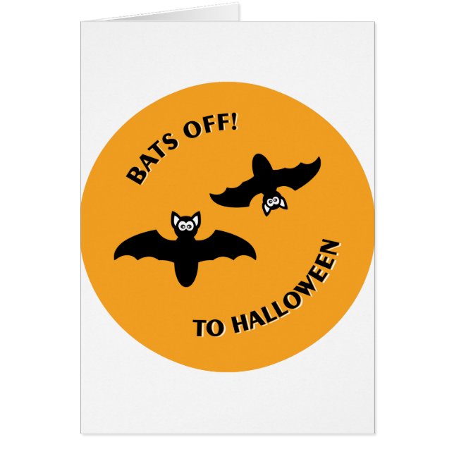 Halloween Bats Orange (Devant)