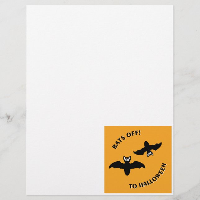 Halloween Bats Orange (Devant)