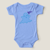 Halloween bébé fantôme tee bleu thème