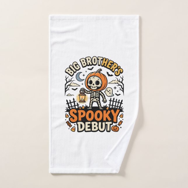 Halloween Big Brother Spooky Début (Serviette à main)