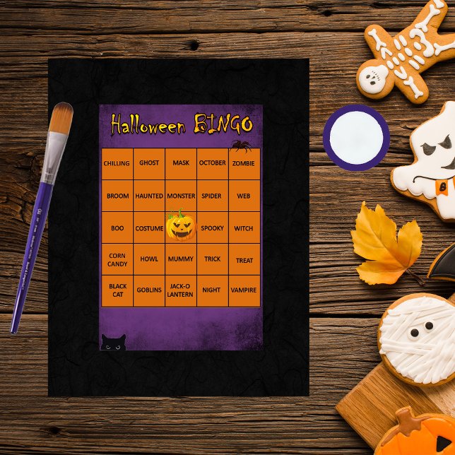 Halloween BINGO Card Scrapbook (Créateur téléchargé)