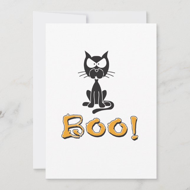 Halloween Boo ! Invitation de parti (Devant)