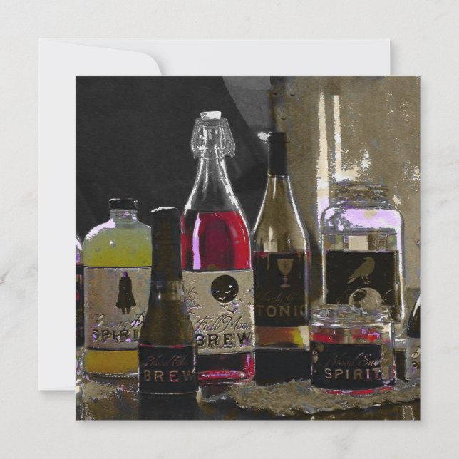 Halloween Brew ~ Invitations (Devant)