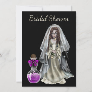Halloween Bridal Shower Invitation Lotion