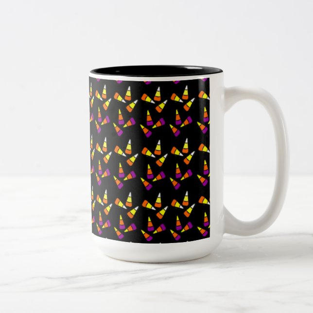 Halloween Candy Corn Coffee Mug (Droit)