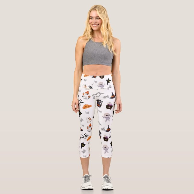Halloween Capri Leggings (Recto)