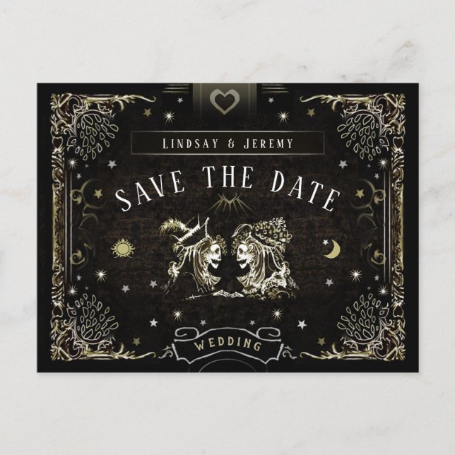 Halloween Carte Tarot Correspondant Date de Sauveg (Devant)