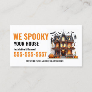 Halloween Cartes de visite d'installation Décorati