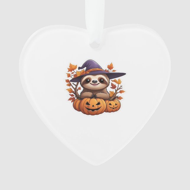 Halloween Cartoon Sloth Classic T-Shirt (devant)