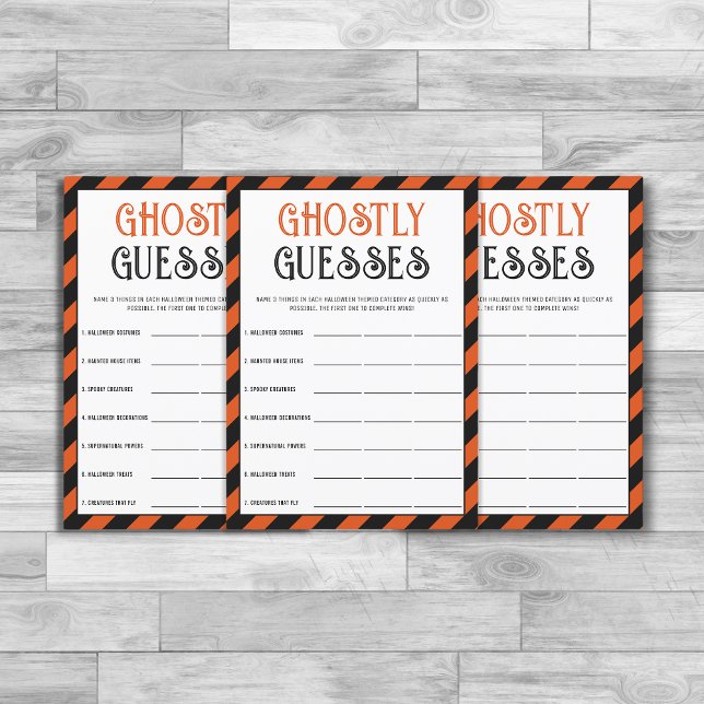 Halloween Catégories de fête et mots Jeu (Créateur téléchargé)