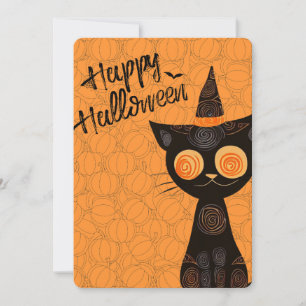 Halloween/chat/citrouille/automne
