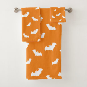 Halloween chauves-souris orange Motif effroi Éffra