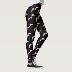 Halloween chauves-souris roses Leggings Motifs