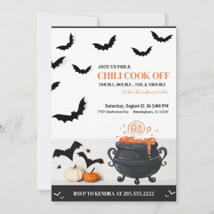 Halloween Chili Cook Off Invitation